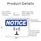 Signmission Symbol Only - Radio Frequency Hazard OSHA Notice Sign, Aluminum, 10in W x 7in L, 2PK OS-2PACK-NS-A-710-L-16642 - alternate 8